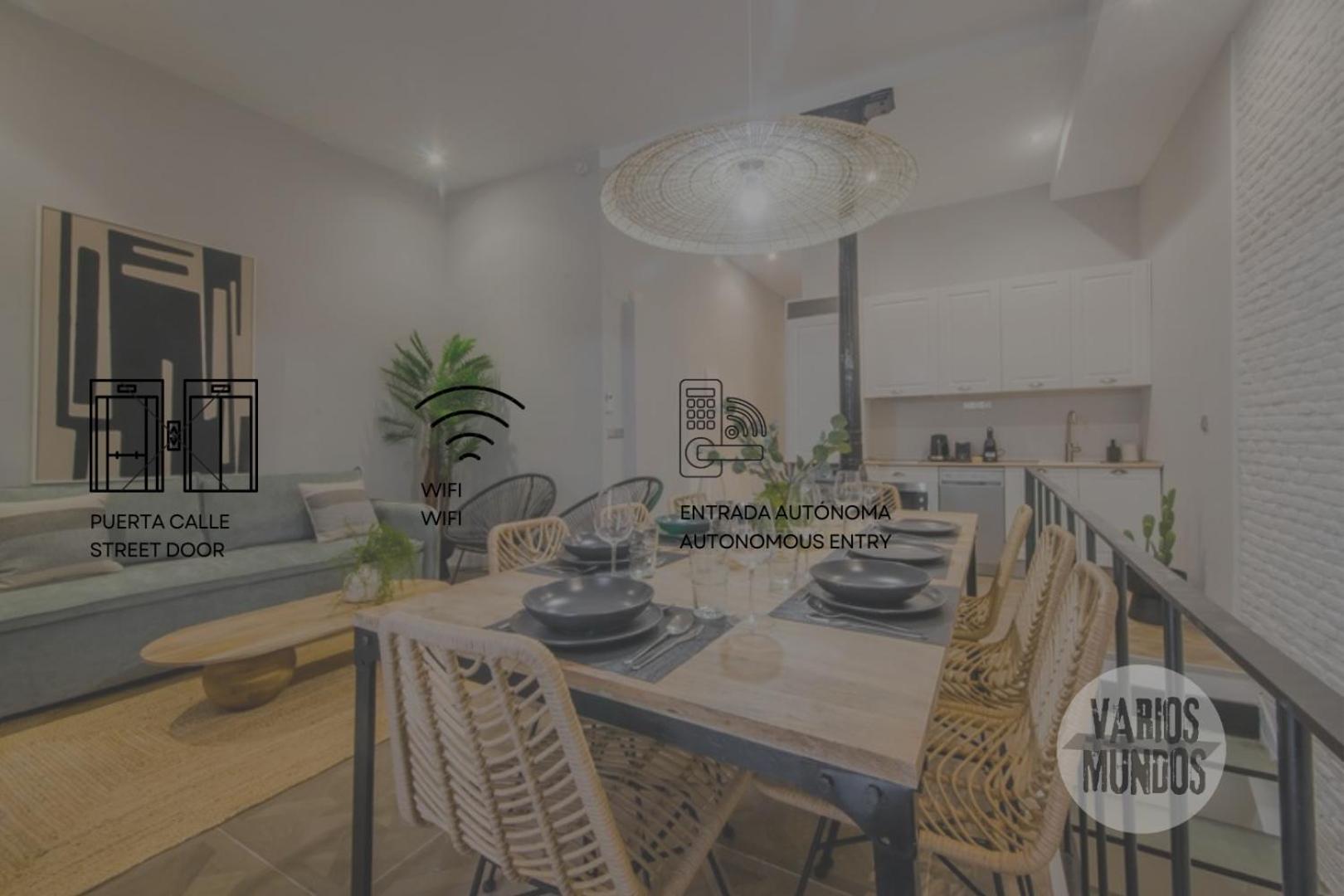 Super Nice Apt Para 10Pax En Malasana-Centro E3 Madrid Kültér fotó